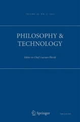 Philosophy & Technology Journal Cover